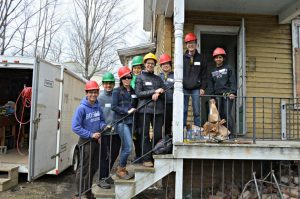 Williams students spent their March 2016 spring break volunteering in the Berkshires